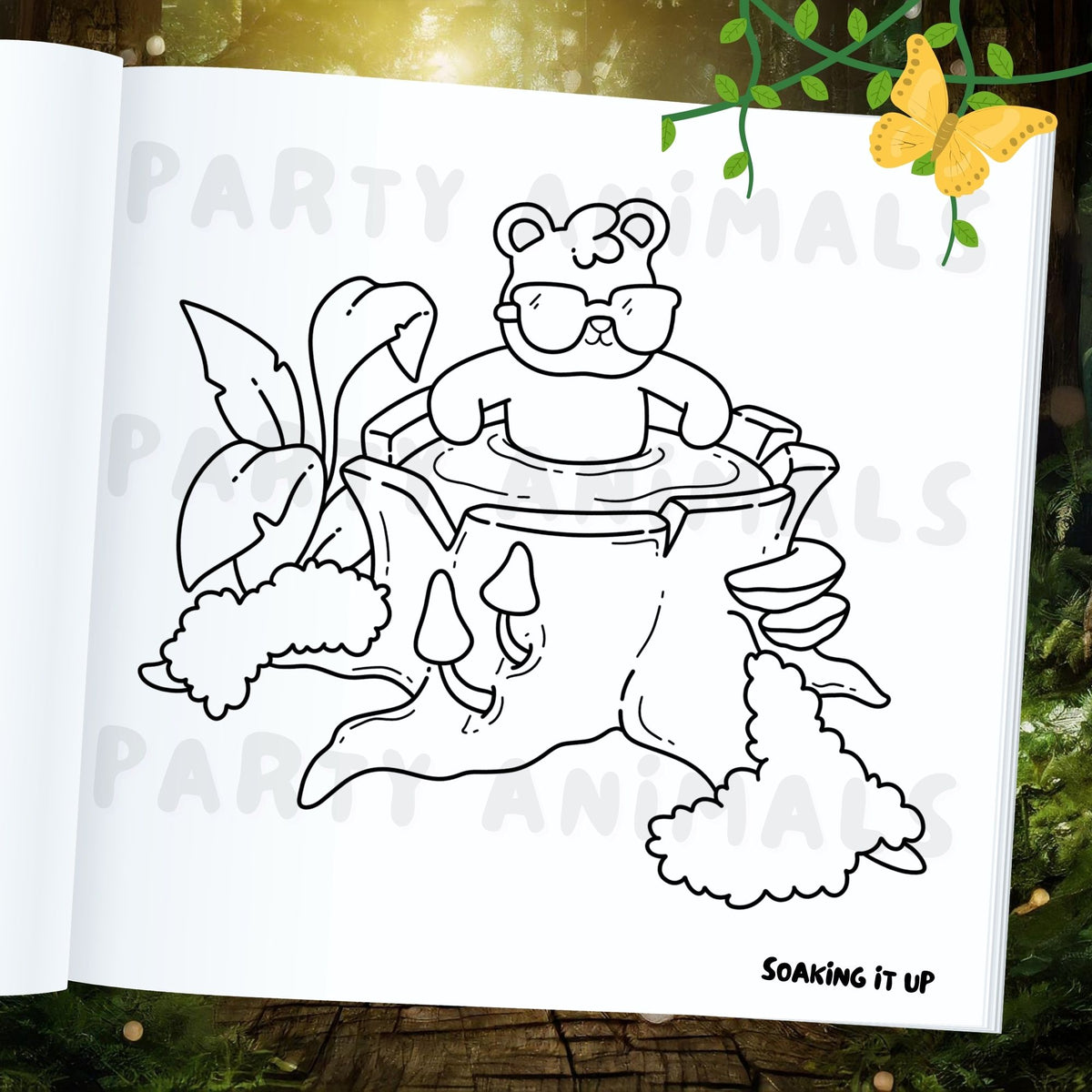 Wanderland Moments Spiralbound Coloring Book