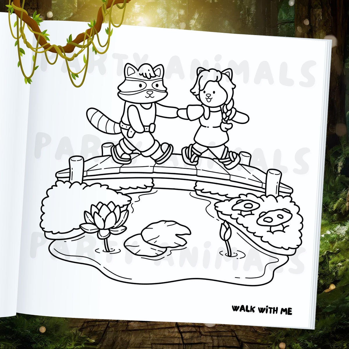 Wanderland Moments Spiralbound Coloring Book