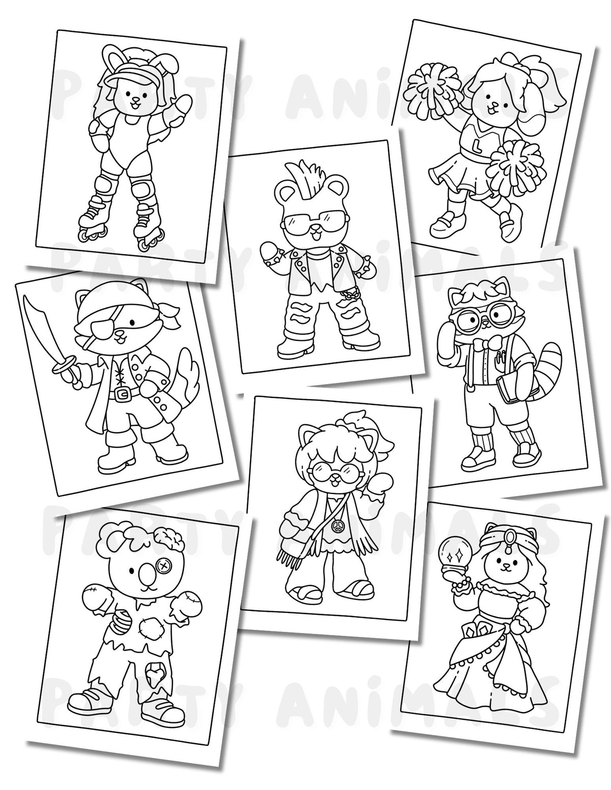 Summerween Character Cards