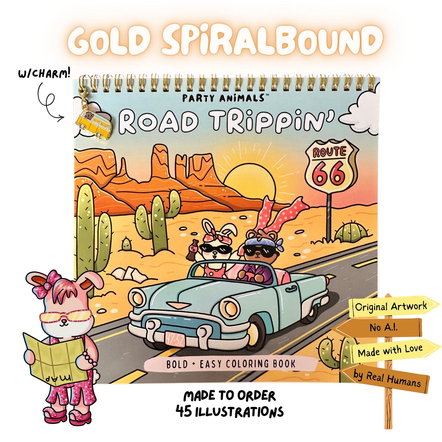 BOOK BUNDLE: Into Wanderland Special Edition + Road Trippin' Coloring Book (Spiral-bound)