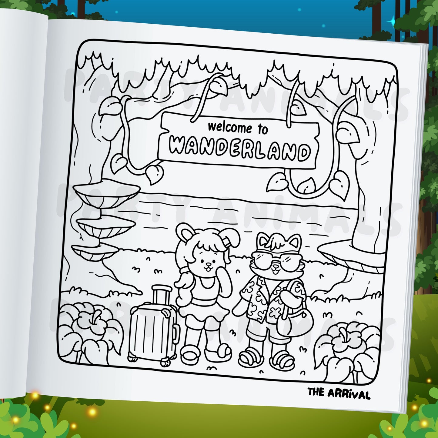 Into Wanderland Coloring Book: Special Edition (Paperback)